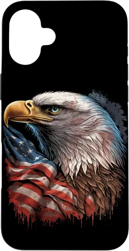 Miniatura 21 de Funda patriótica para iPhone 11 Pro Max con ojos de águila calva americana
