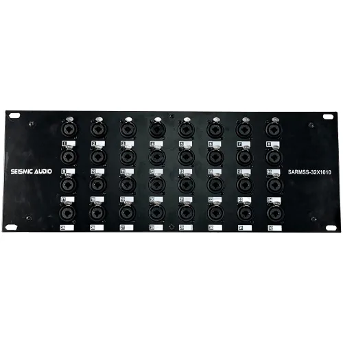 Miniatura 2 de Seismic Audio - SARMSS-32x1010-32 Canales XLR TRS Combo Splitter Snake Cable - Dos troncos XLR de 10