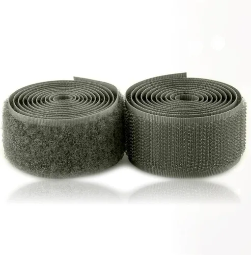 Cinta de velcro verde follaje de 1 pulgada de ancho para coser, sin adhesivo, de 1 yarda de longitud, cinta de velcro de nailon verde, juego de