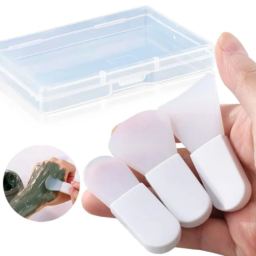 Pinceles aplicadores de máscara facial, mini espátula de maquillaje, herramientas de belleza portátiles para barro facial, máscara cosmética,