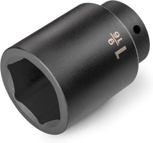 Miniatura 14 de TEKTON SID23025 Dado de impacto profundo de 6 puntos de 1 pulgada impulsor de 1/2 pulgada