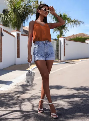 Miniatura 5 de miduo Camisetas sin mangas con cuello en V para mujer, holgadas, casuales, sin mangas
