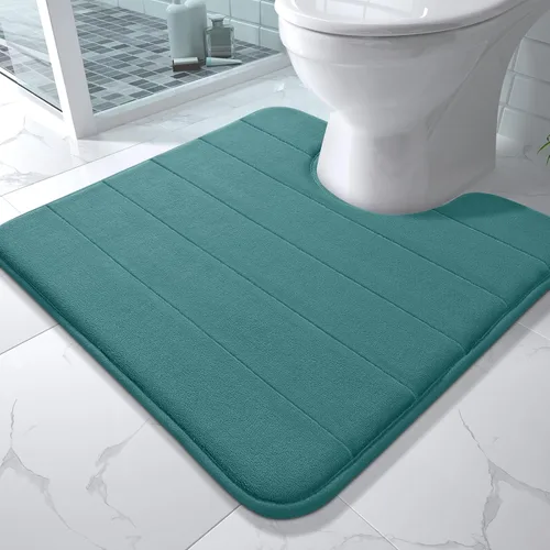 Miniatura 136 de Yimobra Tapete de baño de espuma viscoelástica, súper suave, absorbente, antideslizante, de secado rápido, lavable a máquina, tapete para bañera