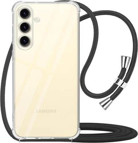 Miniatura 27 de para Google Pixel 6a Funda con Correa Ajustable para Cuello, Hombro y Cruzada Transparente Funda Móvil Duradera, Suave y delgada de Ajuste Perfecto
