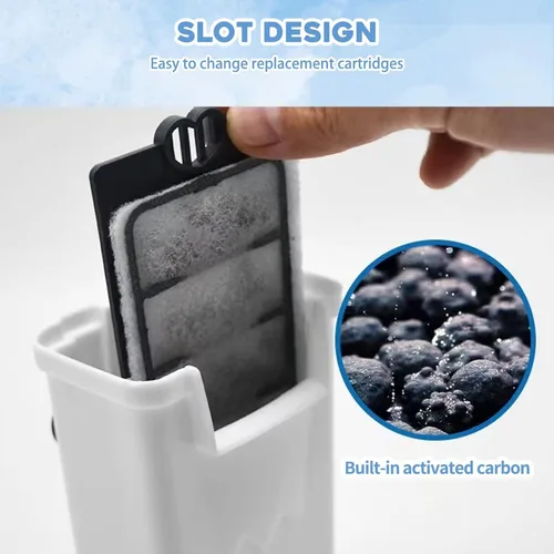 Miniatura 5 de Moonorange Paquete de 10 Placas de Repuesto para Filtro de Acuario, Esponjas de Filtro para Tanque de Tortugas, Adecuadas para Filtro de Bajo Nivel