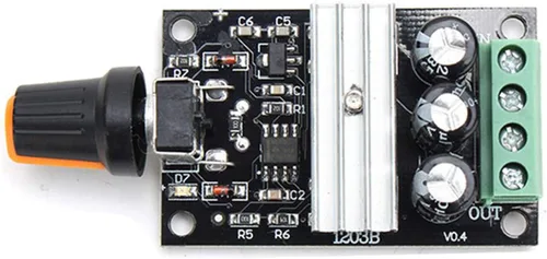 Miniatura 9 de Regulador de velocidad del motor de 12V-80V 30A DC PWM Regulador de velocidad variable Interruptor de gobernador CCM6DS-D con perilla de control