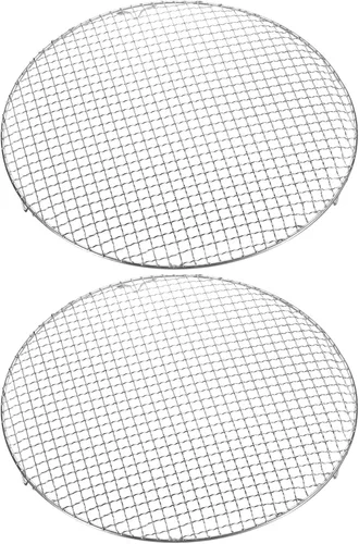 Miniatura 24 de HARFINGTON Rejilla Redonda de Cocina de 6.5 Pulgadas de Acero Inoxidable 201 con Alambre Cruzado para Barbacoa, Parrilla, Cocina, Horneado, Ahumado