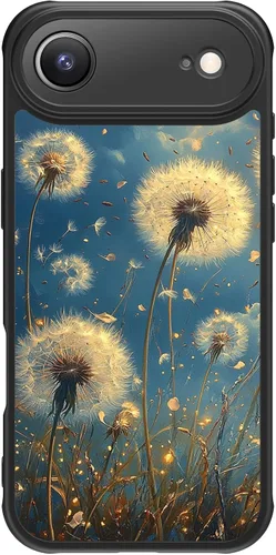 Miniatura 135 de FUNMIKO Funda para iPhone 16 Plus, carga inalámbrica y protección de grado militar, diseño floral moderno para mujeres y niñas, funda antideslizante