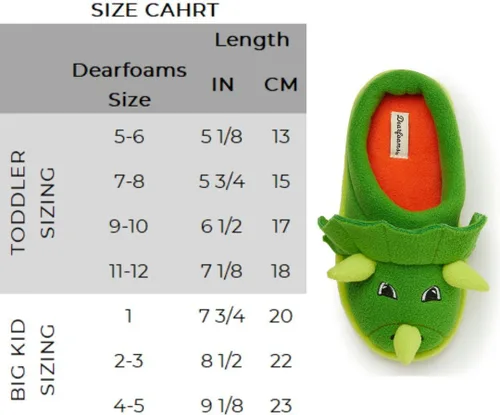 Miniatura 5 de Dearfoams Pantuflas lindas de tiburón, vaca, unicornio, perro, dinosaurio y criatura de animales para niños pequeños y niños