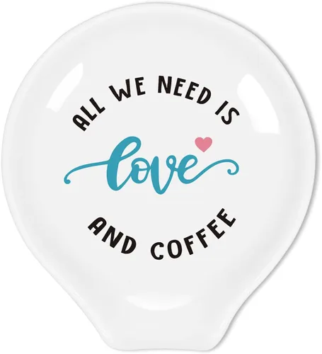 Miniatura 14 de Littlefa Let's Spoon - Cuchara de café con frase divertida, soporte para cuchara de café con frase divertida, soporte para cuchara pequeña