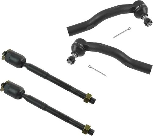 Miniatura 191 de TRQ Juego de barras de acoplamiento delanteras interiores y exteriores de 4 piezas compatible con Jeep Cherokee 1991-2001 y Comanche 91-92
