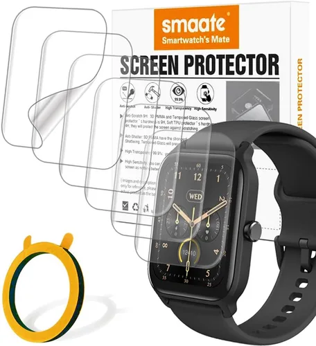 Protector de pantalla para IDW13 IDW15 IDW19, compatible con TOOBUR, VRPEFIT, Konitee, Gydom, IDW19 MILOUZ, TMHAI 1.8/'' VERYFIT Smart Watch, TPU
