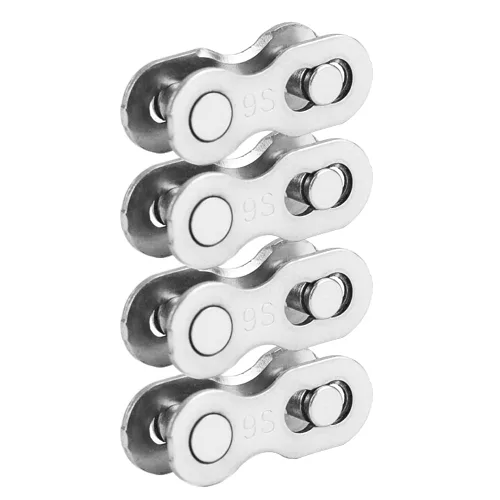 Miniatura 17 de VG SPORTS 4 pares de eslabones perdidos de bicicleta de 1/6/7/8/9/10/11/12 velocidades, cadena de acero reutilizable