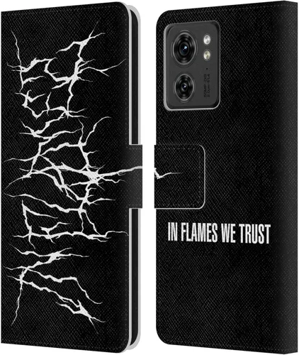 Miniatura 12 de Head Case Designs Officially Licensed in Flames Adventures Metal Grunge Leather Book Wallet Case Cover Compatible with Motorola Moto Edge 40