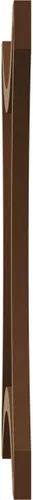 Miniatura 3 de 7 3/8 pulgadas de ancho x 7 3/8 pulgadas de alto x 1/4 pulgadas de alto, paneles de pared de madera con calado decorativo extra pequeño, nogal