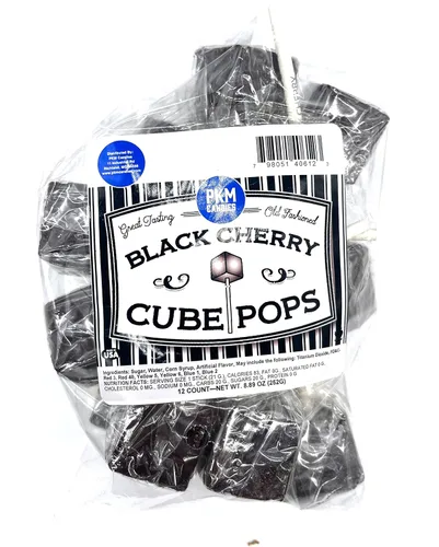 Miniatura 3 de PKM Candies - Paquete de 12 chupones cuadrados cuadrados de moda antigua: paquete de ventosas con sabor envuelto individualmente por Espeez - Party