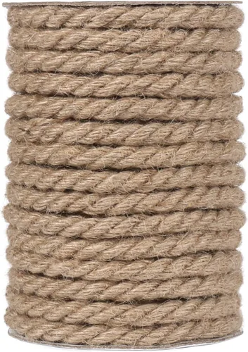 Miniatura 9 de Tenn Well Cuerda de yute de 1/2 pulgada, cuerda de hilo de 33 pies de grosor de 0.551 in para manualidades, jardinería, decoración del hogar