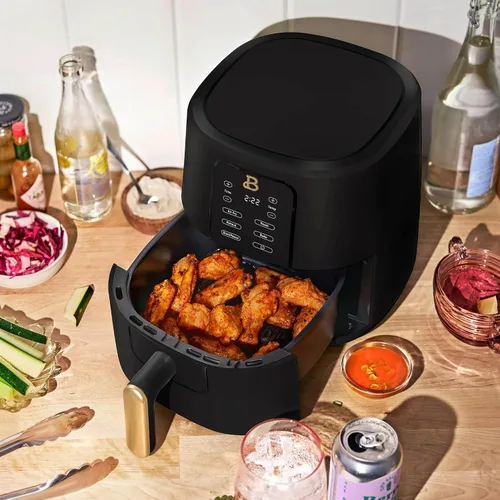 Miniatura 3 de Freidora de aire digital de 3 cuartos de galón, freidora de aire compacta para cocina pequeña con pantalla táctil, 4 funciones preestablecidas