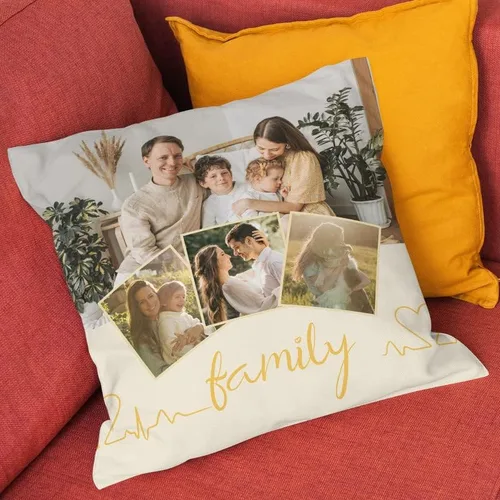 Miniatura 2 de Bivei Funda de almohada personalizada con imagen y texto, almohada decorativa personalizada para mamá, funda de almohada personalizada con fotos