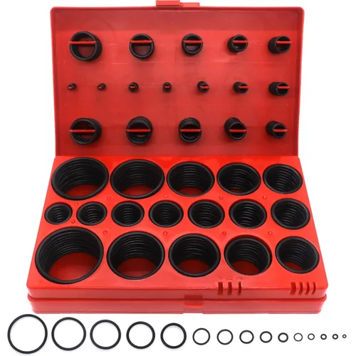 Juego de 419 juntas tóricas universales métricas, juego de 32 tamaños métricos, Buna-N 70A, juntas tóricas de goma, para grifo, fontanería