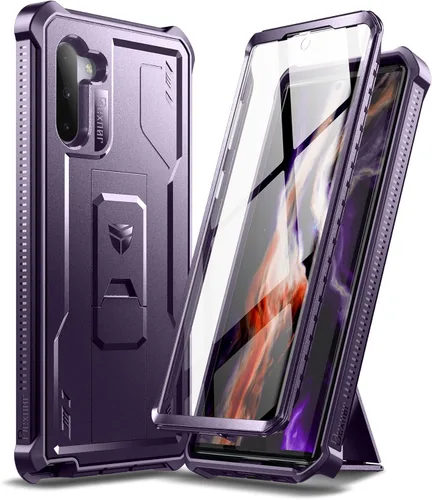 Miniatura 9 de Dexnor Funda para Samsung Galaxy Note 10, [Protector de pantalla y soporte integrados] Protección de grado militar pesado a prueba de golpes