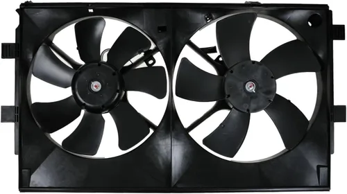 Miniatura 130 de TRQ Conjunto de ventilador de refrigeración dual del radiador compatible con Toyota Highlander 2008-2013 TO3115155