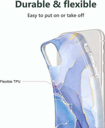 Miniatura 4 de Funda para iPhone 11 con purpurina dorada, delgada, a prueba de golpes, flexible, funda de TPU de silicona suave para iPhone 11 de 6.1 pulgadas