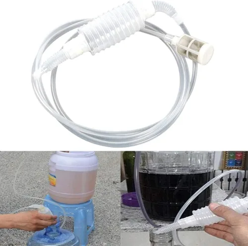 Tubo de sifón para elaboración de cerveza, tubo de sifón casero, manguera de tubo de vino y cerveza, kit de herramientas para elaboración de cerveza