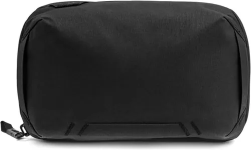 Peak Design Tech Pouch, negro, organizador de artículos electrónicos para viajes o transporte diario, almacenamiento estilo origami, paso de cable,