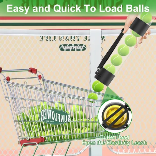 Miniatura 3 de Pickleball Ball Retriever & Ball Hopper Storage con correa Pickle Balls Tubo Pickup