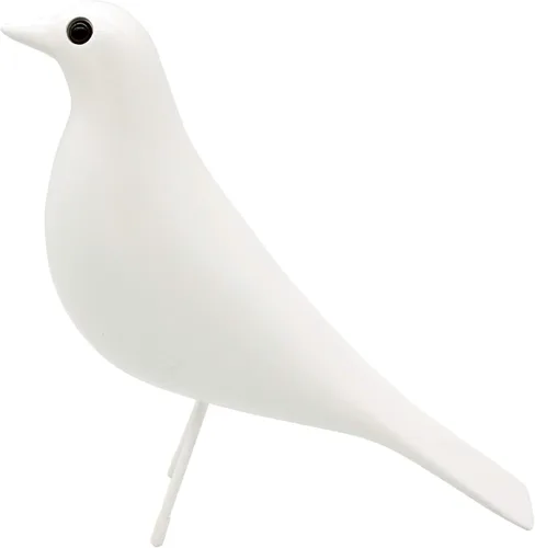 Miniatura 11 de Decoración de mediados de siglo para el hogar, pájaro de casa, decoración de oficina, escritorio, paloma, regalo para artes (negro)