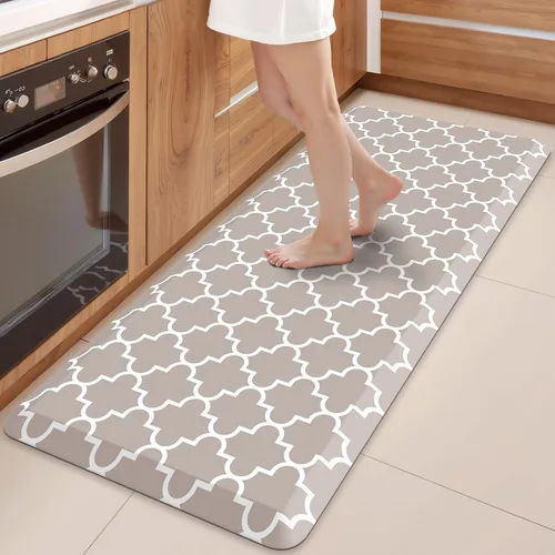 Miniatura 28 de WISELIFE - Tapete antifatiga para piso de 4/5 pulgadas, tapete de cocina antideslizante, impermeable, resistente, ergonómico, cómodo, duradero