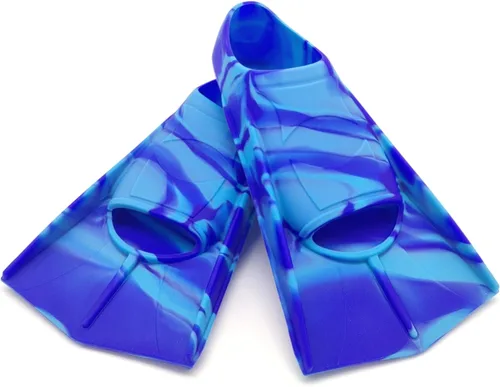 Miniatura 11 de Swimming Training Fins,Kids Swim Fins,Comfortable Swimming Flippers Suitable for Children,Beginners,Girls,Boys,Adults BB-arco iris colorido