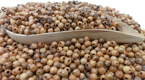 Miniatura 7 de ZULUF Cuentas de madera de olivo de 0.315 in de Jerusalén – Cuentas de madera redondas naturales para la fabricación de joyas (60 unidades) a granel