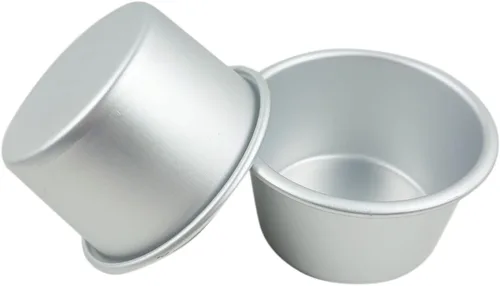 Miniatura 7 de 6 paquetes de moldes para popover, molde individual grande para muffins, taza de pudín de aluminio, molde fundido de chocolate, máquina para hornear