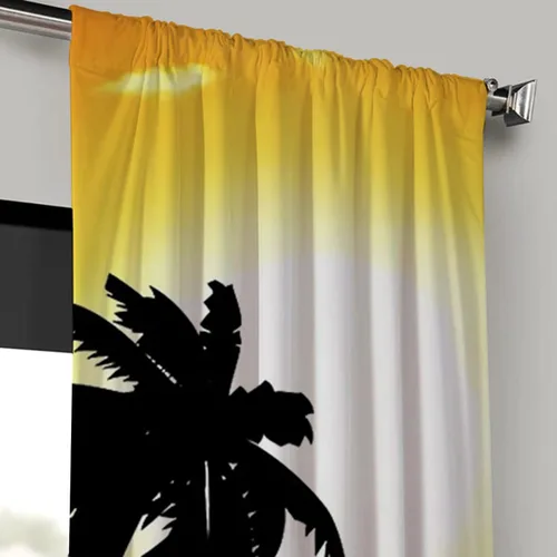 Miniatura 3 de Cortinas opacas personalizadas, juego de 2 paneles/aislamiento térmico para oscurecer la habitación, cortinas de dormitorio para añadir fotos