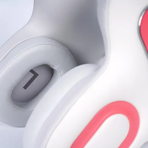 Miniatura 7 de Almohada de cuello de viaje 3 en 1 de espuma viscoelástica Vibración calentada Masaje Bluetooth Cancelación de ruido Soporte de cuello con altavoz