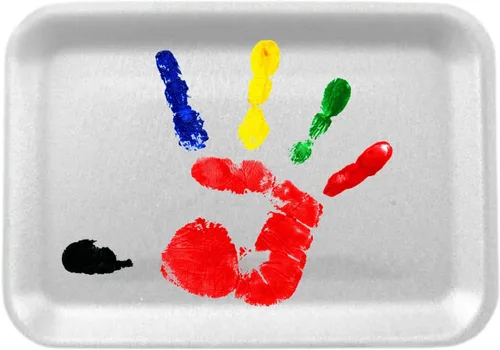 Miniatura 2 de Crafts - Bandejas de espuma, bandeja de espuma blanca para carne, bandejas de mezcla de pintura y tinta, bandeja de alimentos, bandejas de impresión
