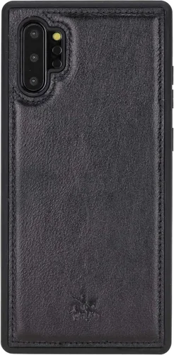 Miniatura 234 de Venito Lucca - Funda de piel compatible con Samsung Galaxy Note 10 (6,3 pulgadas), extra segura, con cubierta trasera acolchada, cocodrilo negro