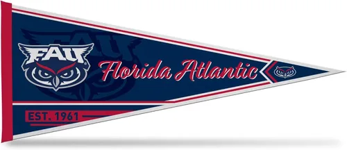 Miniatura 131 de Rico Industries NCAA Banderín Clásico de Fieltro para Decoración de Pared de 12" x 30" - Ideal para Decoración del Hogar/Dormitorio/Cueva de Hombre