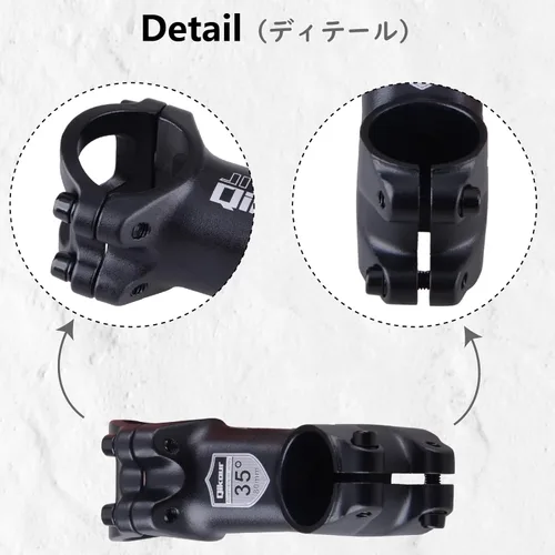Miniatura 4 de JEELAD Bike Stem 31.8 Bicicleta Manillar Stem Bike Tenedor Extensor Manillar Corto Elevador Aleación de Aluminio para Bicicleta de Carretera MTB BMX
