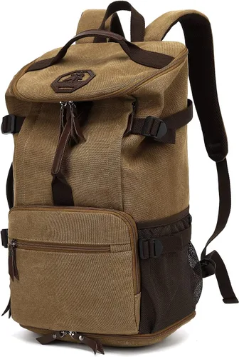 Miniatura 28 de Kalesi Bolsa de lona para gimnasio, 4 vías, impermeable, con compartimento para zapatos, para viajes, deporte, senderismo, laptop