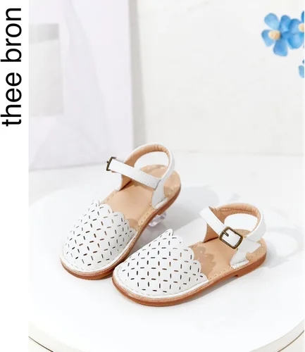 Miniatura 188 de THEE BRON Sandalias cómodas para niñas, zapatos para niños, sandalias rellenas