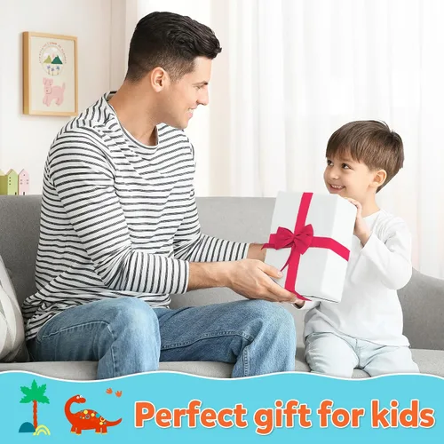 Miniatura 7 de mermaker Manta para Niños y Niñas, Manta Gruesa de Dinosaurios para Niños y Adolescentes, para Cuna, Carrito, Regalos de Cumpleaños, Navidad