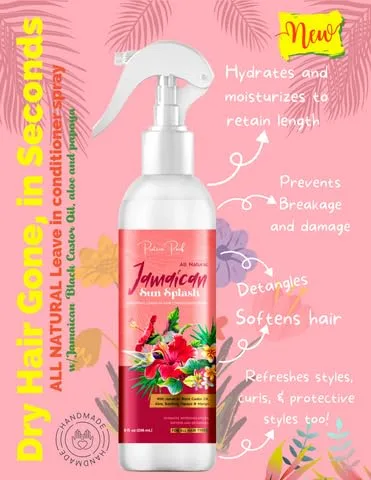 Miniatura 2 de Generic Jamaican Sun Splash - Acondicionador y desenredante en espray natural (16 onzas)