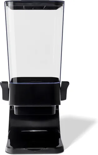 Miniatura 10 de Dispensador de cereales para encimera, 1 paquete, dispensador de alimentos secos, organizador de aperitivos, recipientes delgados de almacenamiento