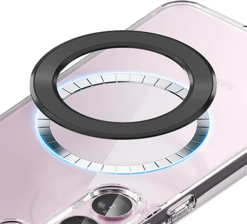 Miniatura 9 de Sinjimoru para adhesivo MagSafe, anillo magnético para funda de teléfono, adaptador para imán MagSafe, fuerza magnética de 3.53 onzas, carga
