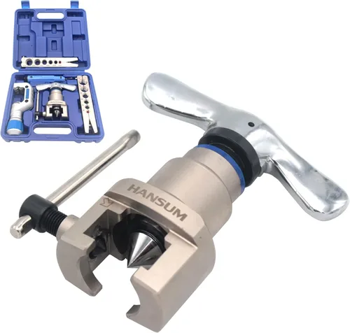 Miniatura 7 de HANSUM Kit de Herramientas de Abocinado de Línea de Freno Expansor Conformador de Tubería HVAC Reparación Cono Excéntrico Refrigeración para Tubo