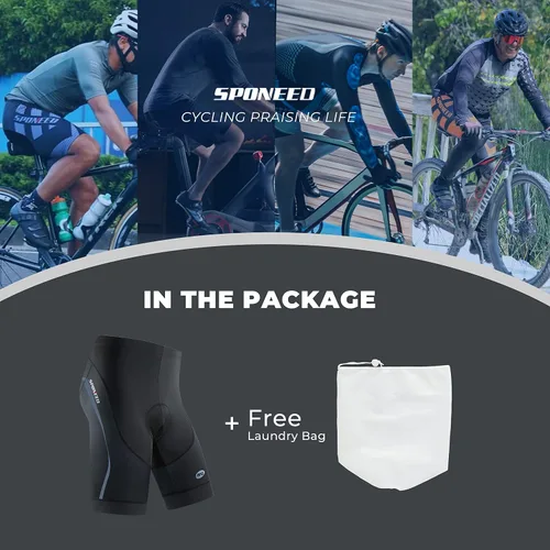 Miniatura 5 de Pantalones cortos de ciclismo acolchados para hombre