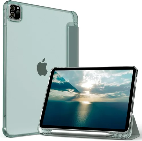 Miniatura 14 de Kenke - Funda para iPad Pro de 11 pulgadas 4ª/3ª/2ª/1ª generación 2022/2021/2020/2018 con soporte para carga de segundo lápiz con soporte
